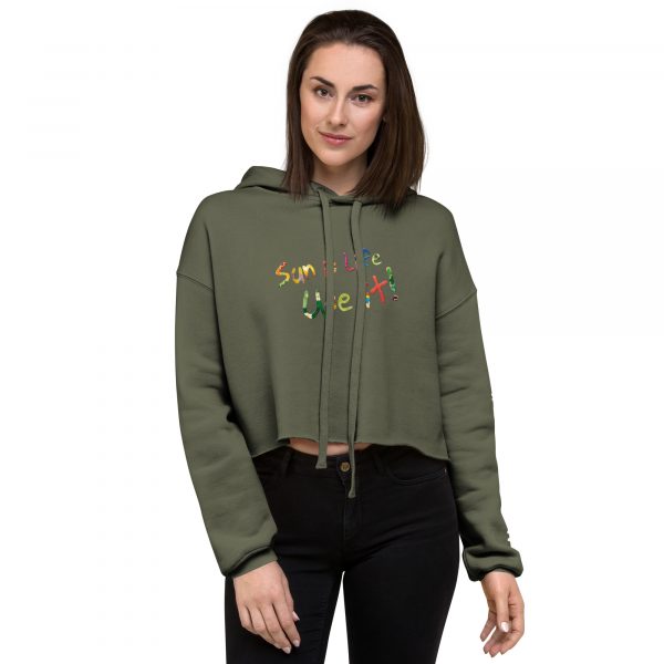 Sudadera corta con Capucha Sun Is Life1 - Imagen 5